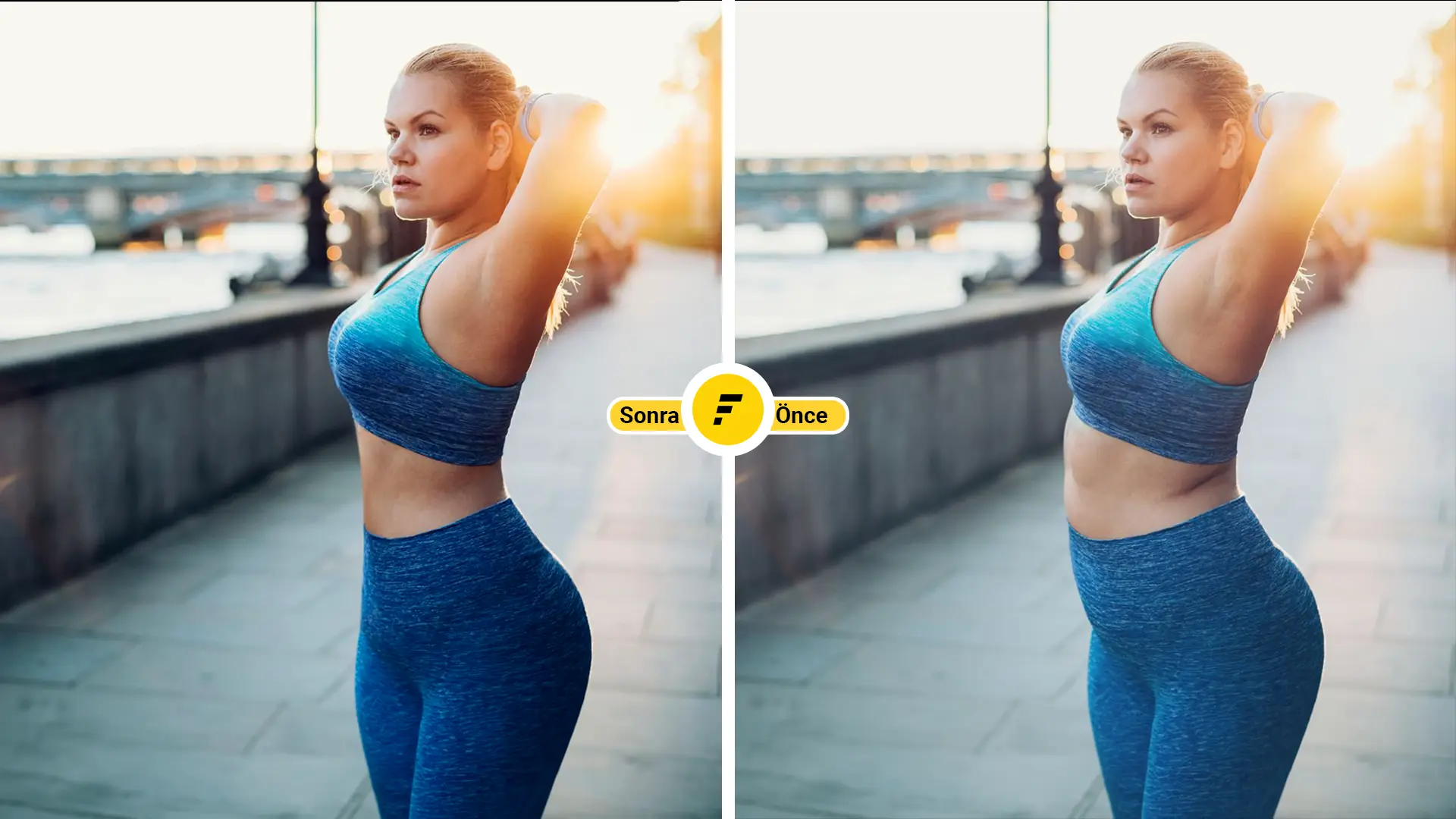 Fotoğrafta vücut zayıflatma