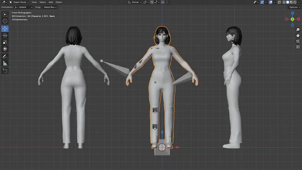 3D Karakter Modelleme