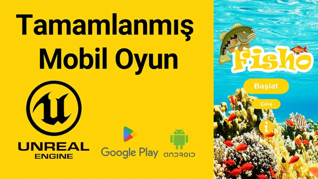 Unreal Engine ile Geliştirilmiş 2D Mobil Oyun – Satılık Tam Proje